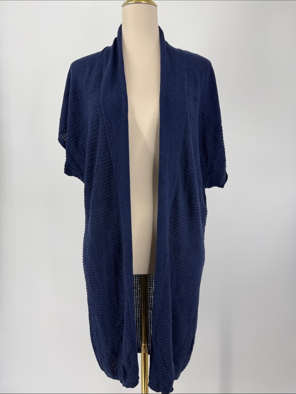 UGG‎, Hollie Short Sleeved Blue Cardigan, Size XS/S